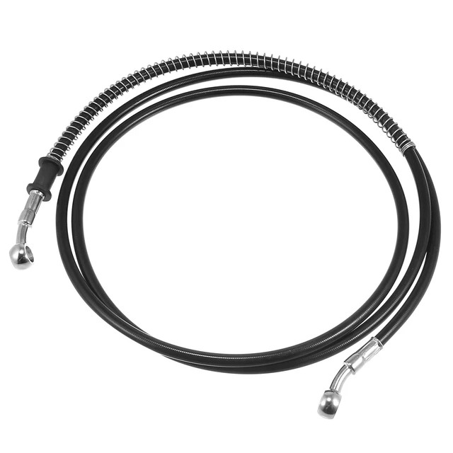 74.8" Moto Hydraulique Frein Ligne Huile Tuyau Tressé Câble Noir