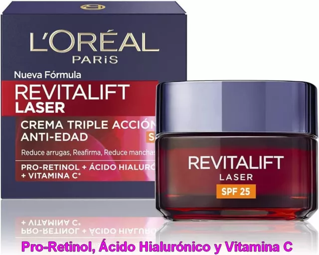 L'Oréal Paris Revitalift Laser 50 ml Crema Hidratante de dia SPF25 Anti-Edad