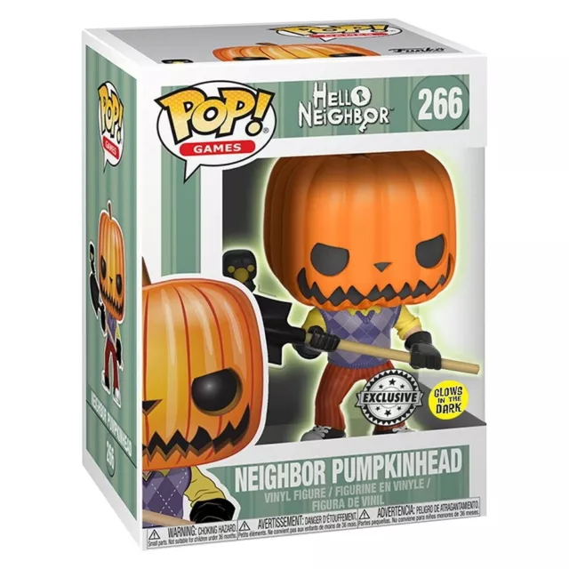 Funko POP! Neighbor Pumpkinhead (Glow in the Dark Exclusive) - Hello Neighbor 2