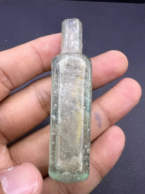 A Very Fine Condition Old Roman Glass Chemist Making Passion Glass Bottle