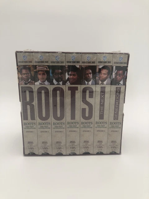 ROOTS THE NEXT Generation Miniseries VHS 7 Tape Set New Warner Home ...