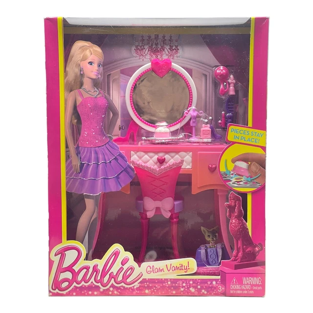 Barbie glam vanity clearance