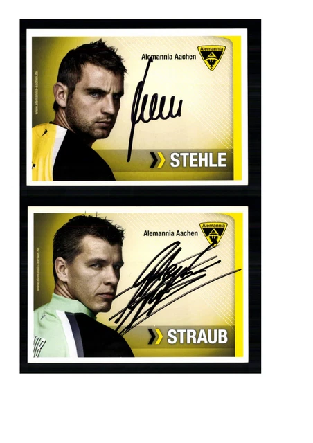 Lot De 26 Cartes Autographes VFL Wolfsburg 2007-08 - Originales Signées - Collection