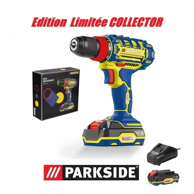 Perceuse-visseuse Sans Fil Parkside PABS 20V – Édition LIDL Collector, NEUVE