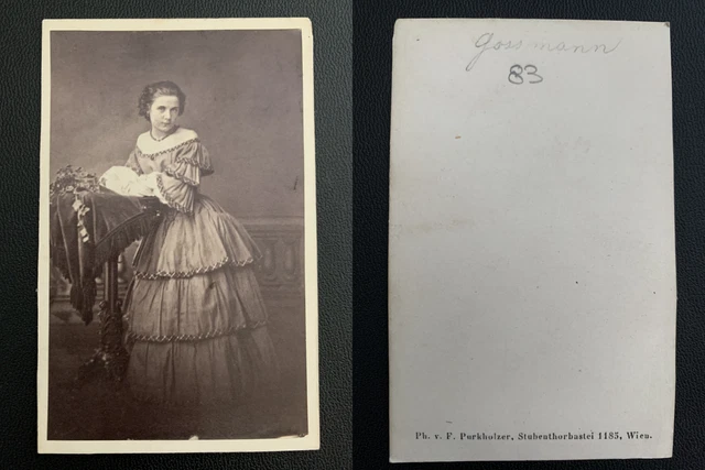 Bingham, Paris, Andrews Vintage cdv albumen print. Tirage al