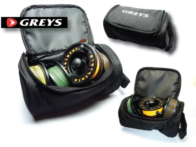 GREYS REEL CASE & an LA Cassette Fly Reel & 3 or 4 Ready Installed Fly  Lines £49.99 - PicClick UK