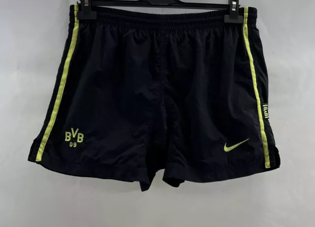 Borussia Dortmund Home Football Shorts 1996/97 Adults Small Nike F571