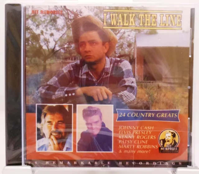 I Walk The Line + CD + Tolles Album mit 24 starken Country Hits + Western +