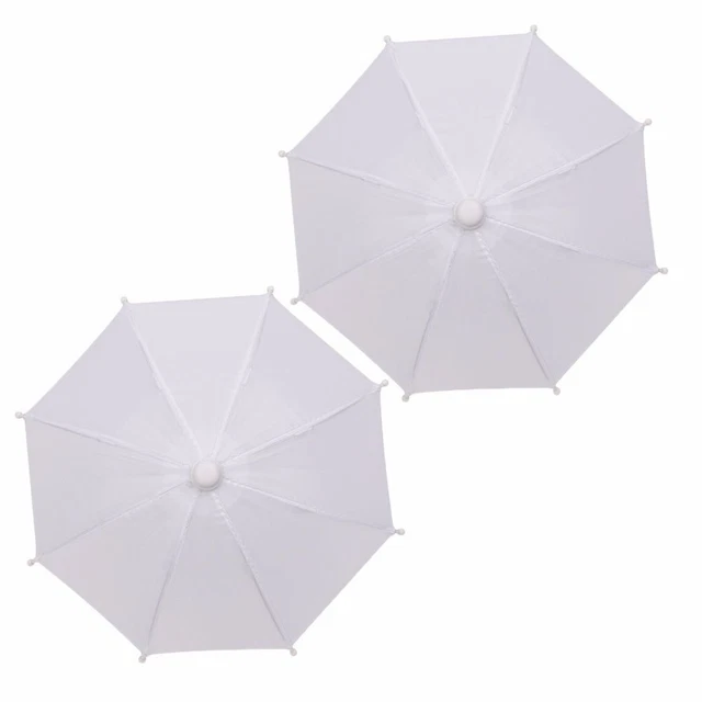 Accessori bambola mini ombrello bambola abbellimento giocattolo ombrello ingranaggio antipioggia