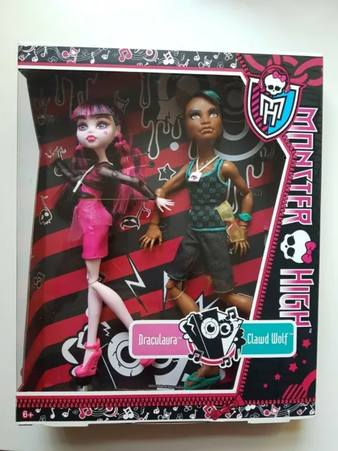 Monster High - Clawd Wolf and Draculaura Music Festival GIFTSET