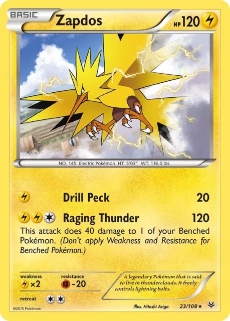 Zapdos 23/108 (Non-Holo) Roaring Skies - Pokemon TCG [Near Mint]