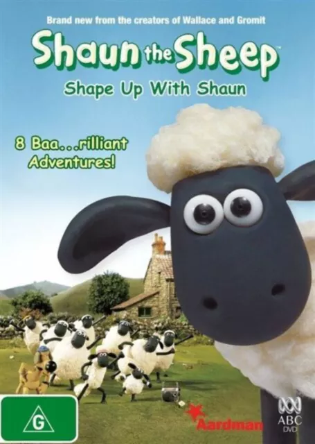 Shaun The Sheep - Shape Up With Shaun very good condition dvd region 4 t30