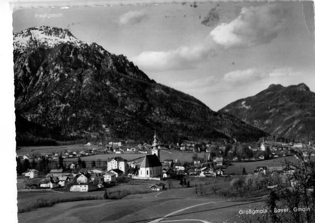 AK  Großgmain-Bayr.Gmein, Berchtesgaden, Oberbayern, gelaufen