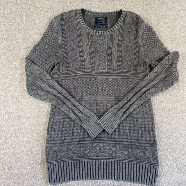 All saints cable knit sweater sales
