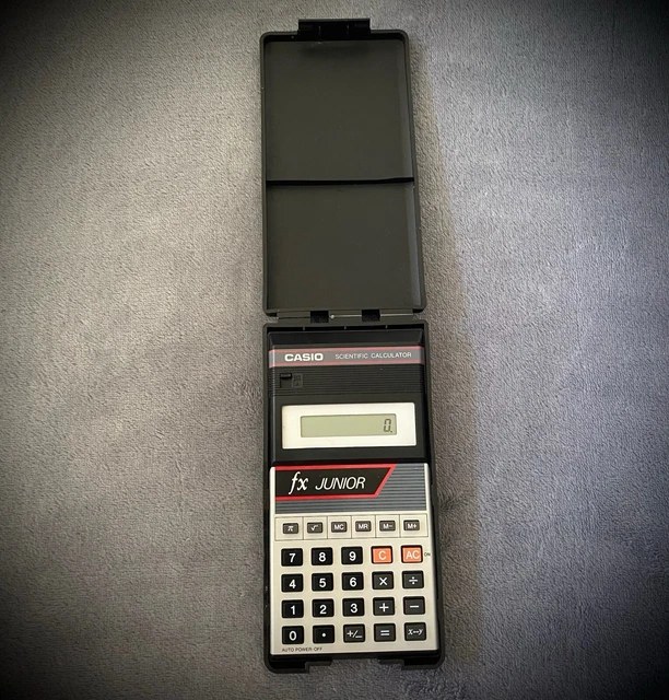 CASIO FX JUNIOR Scientific Calculator with Case Tested & Working