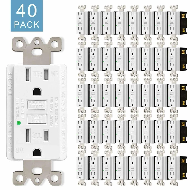 ELECTRICAL 15 AMP GFCI GFI Outlets Duplex Receptacle Weather Resistant