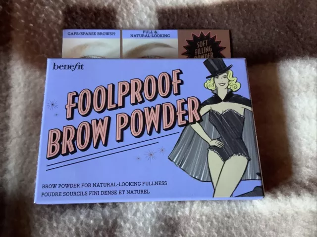 Benefit Foolproof Brow Powder in Shade 1 2g Brand New In Box Full Size