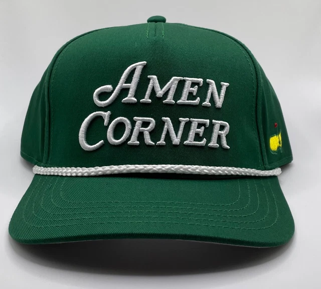 2024 MASTERS GOLF Hat Amen Corner Rope Style Green Augusta National NEW