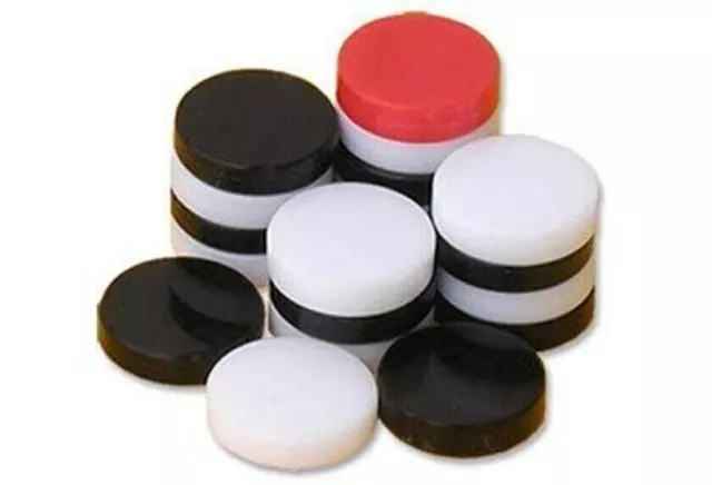 Carrom Board Coins Acrylic Plastic For Smooth Play With 1 Striker (Pack Of 1)