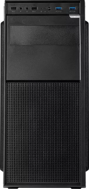 Gehäuse ATX A-301 Quad Midi-Tower Mini-ITX, Micro-ATX, ATX PC Gehäuse w/o PSU