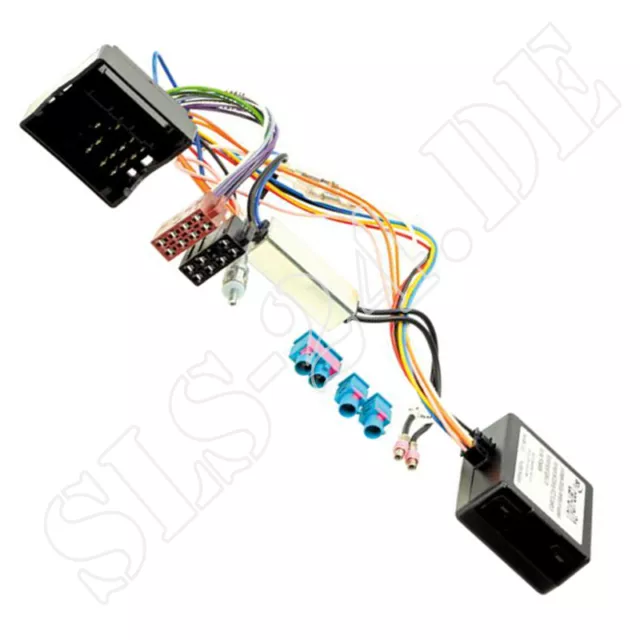 ACV Can-Bus Interface Quadlock Zündung Tacho 2x Fakra DIN Audi Seat Skoda VW 08>