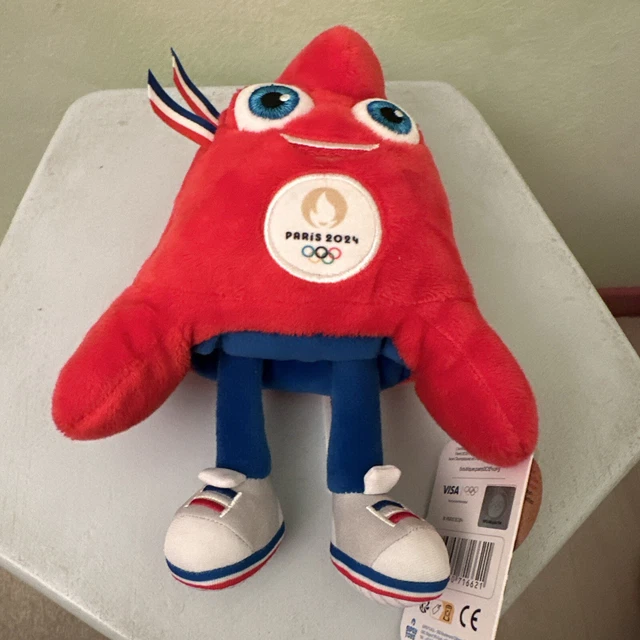 Peluche Mascotte Officielle Les Phryges – JO Paris 2024 – 24 Cm – Neuve