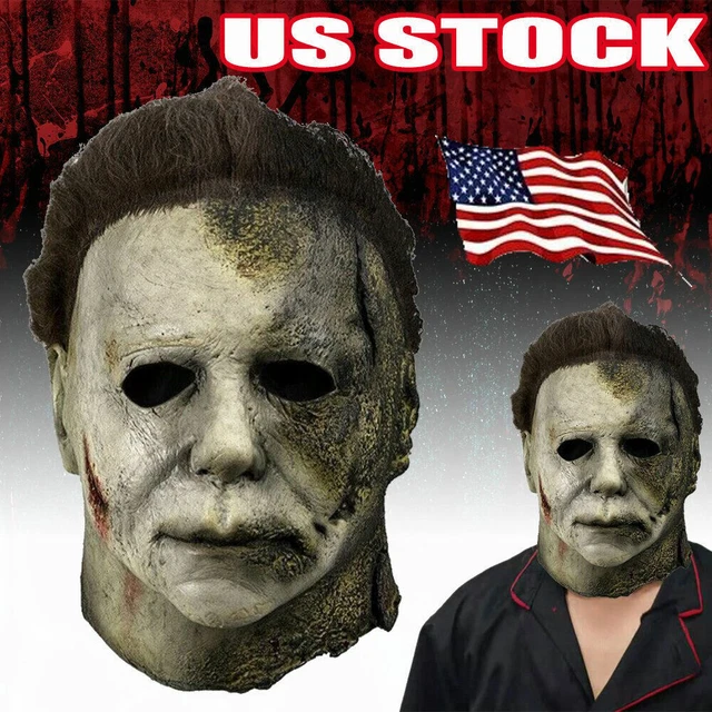 Michael Myers Halloween Scary Kills Horror Movie Cosplay Costume Latex Full Mask