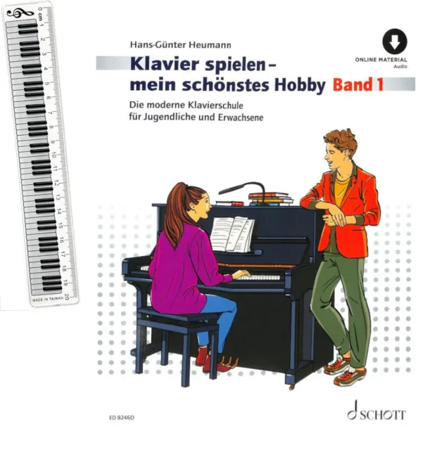 Klavierspielen - mein schönstes Hobby Band. 1, Klavier-Lernheft mit Online-Audio