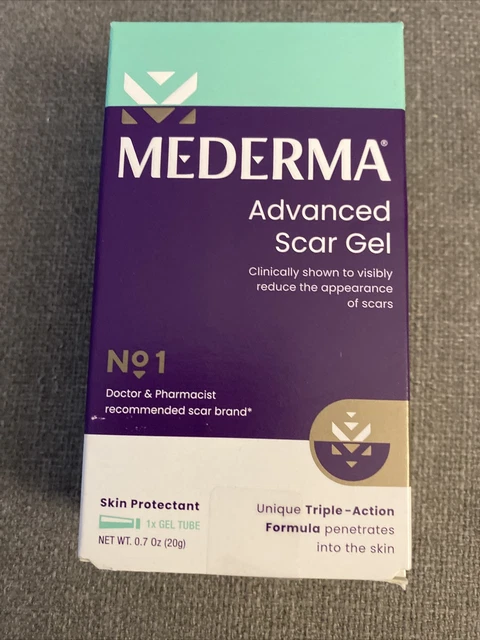 Nuevo gel cicatricial avanzado Mederma 0,7 oz. Tubo con caducidad: 08/2024+