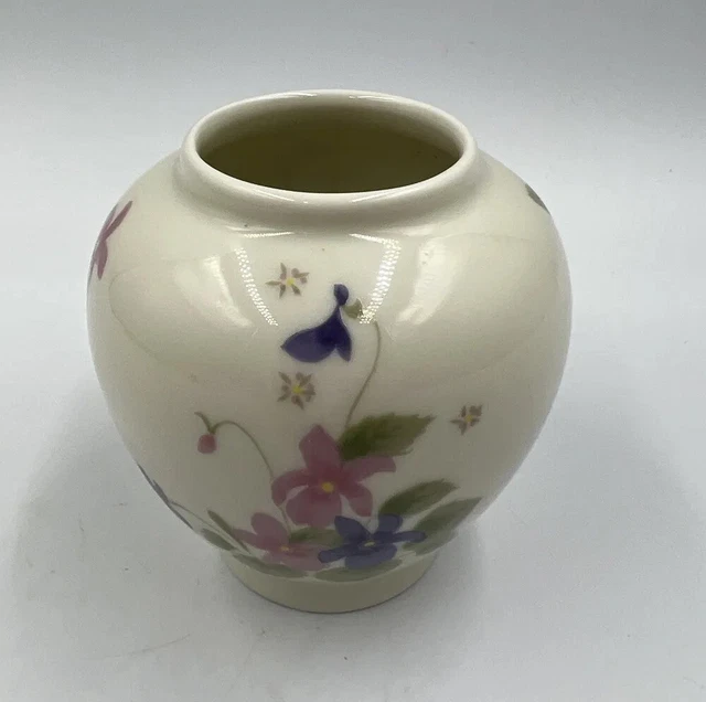 Vintage Fred Robert's Company San Francisco Made in Japan Small Vase Violets