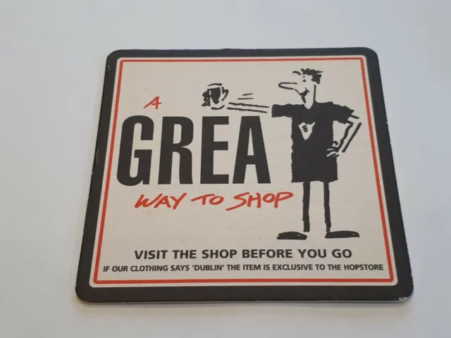 Guinness Draught  - A Great Way To Shop   - Beer Mat