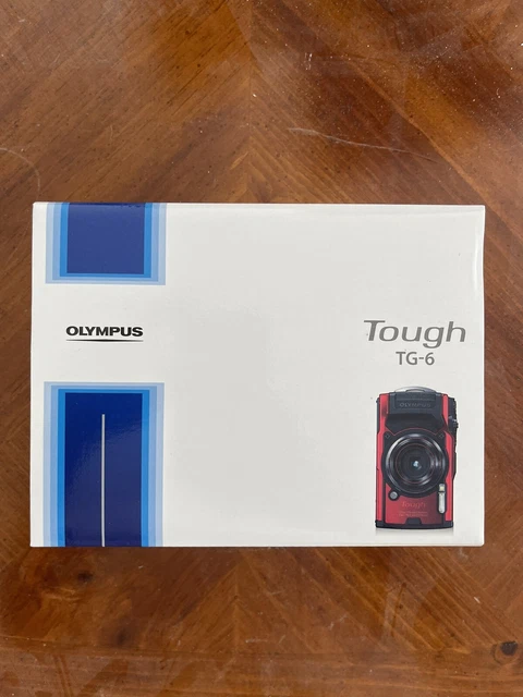 Olympus Tough TG-6 12MP Waterproof Digital Camera - Red