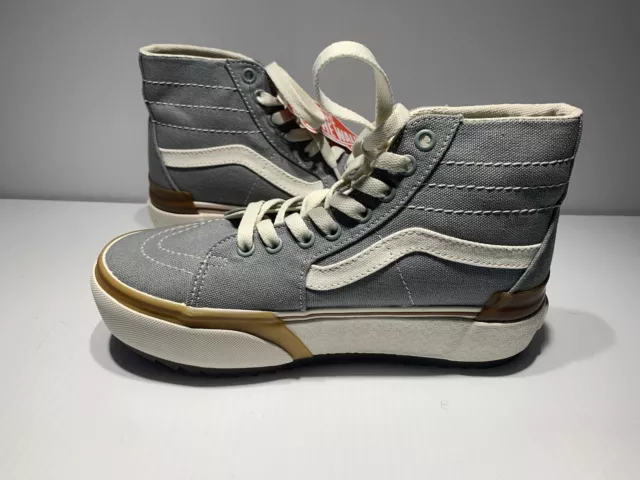 Vans Women's SK8-High Top Stock Heel Platform Sneakers in size 7.5