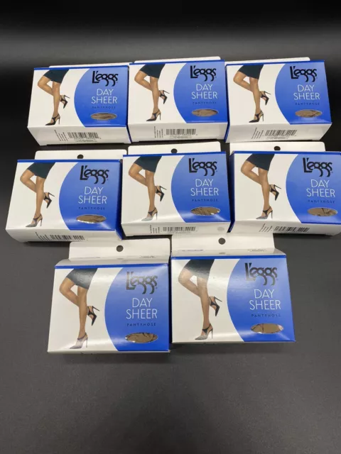 LEGGS DAY SHEER Control Top Pantyhose Size Q++ NUDE Lot Of 8 Pairs Women  $11.99 - PicClick