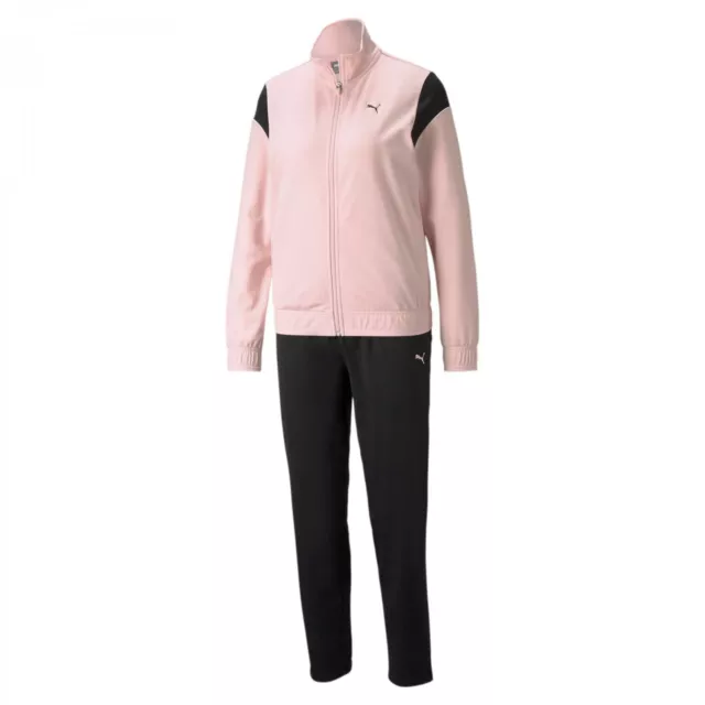 Puma Donna Classic Tricot Suit Op Tuta da Ginnastica Tuta Sportiva 589133 Rosa