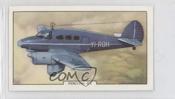 1939 Gallaher Aeroplanes Tobacco Percival Q6 #33 1h2