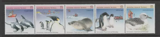 1988 AUSTRALIA ANTARCTIC AAT ENVIRONMENT CONSERVATION TECHNOLOGY strip SG79a muh