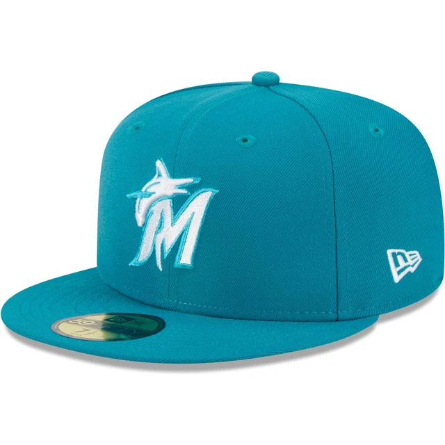 Men's New Era Turquoise Miami Marlins 59FIFTY Fitted Hat