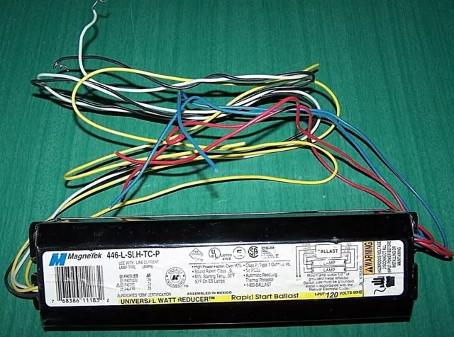 Magnetek 446-L-Slh-Tc-P - Rapid Start Ballast - 120V, 60 Hz - Euc