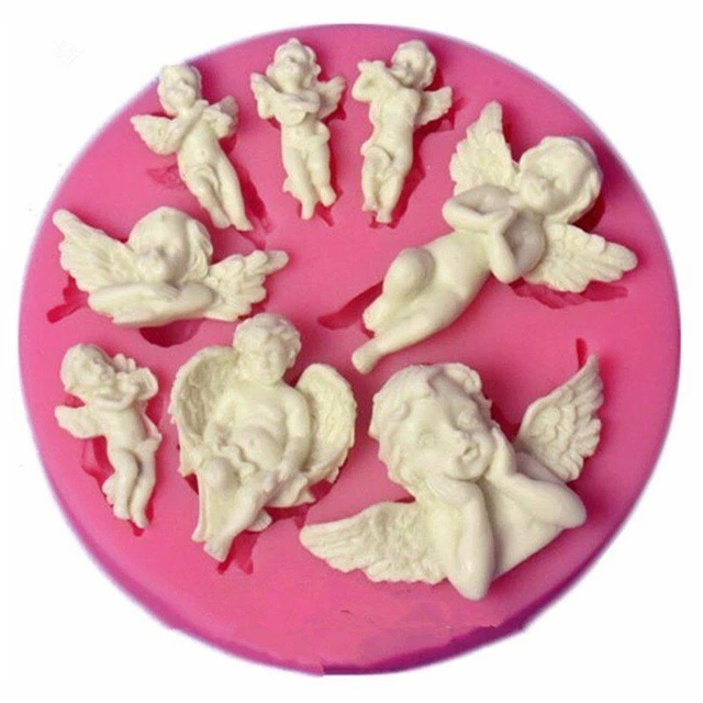 Bébé Ange Silicone Moule Pour Chocolat Savon Bougie Bonbon Cuisson 3D