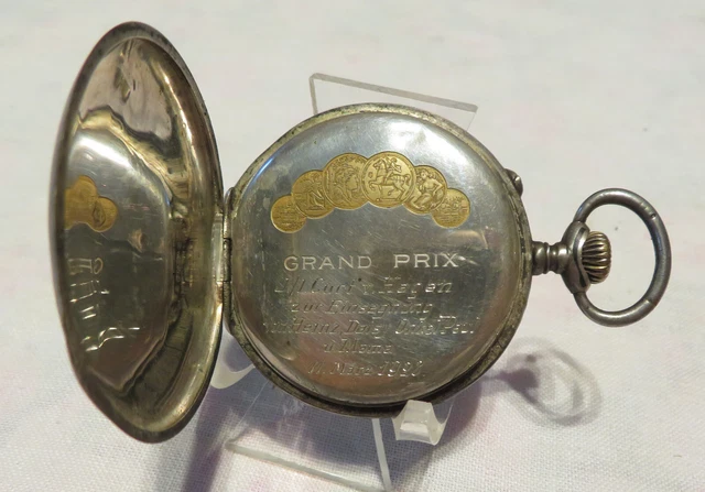 Montre Gousset Argentée Mécanique - Balancier Cassé, Pour Pièces Ou Réparation - Occasion