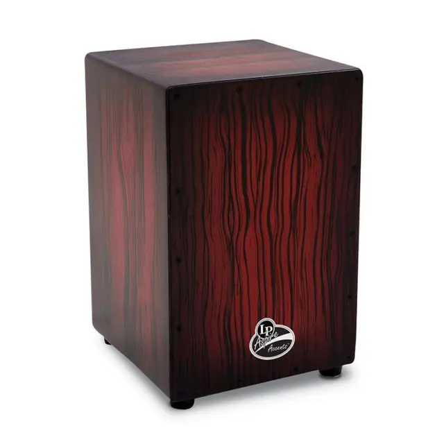 Lp Latin Percussion Aspire Accents Cajon Drum, Dark Wood Streak - Lpa1332-Dws