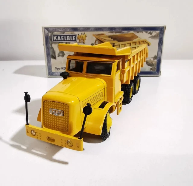 Camion Miniature NZG 1:50 Kaelble KDV 22 Z 8 T Bleu - Edition Limitée Métal - Allemagne
