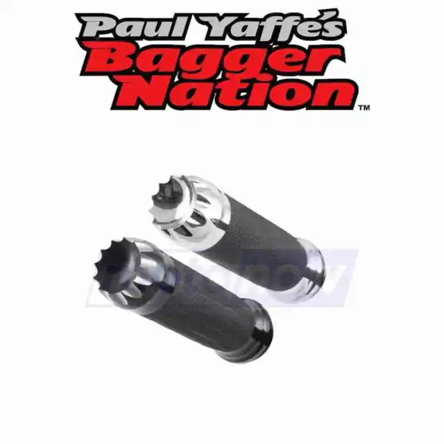 Bagger Nation GYB-FBW-C Custom Yafterburner Grips for Control Handlebars & if