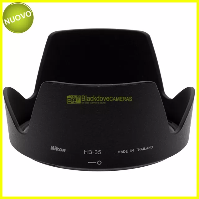 Nikon paraluce HB-35 per AF-S 18/200mm. VR. Originale. HB35 genuine lens hood