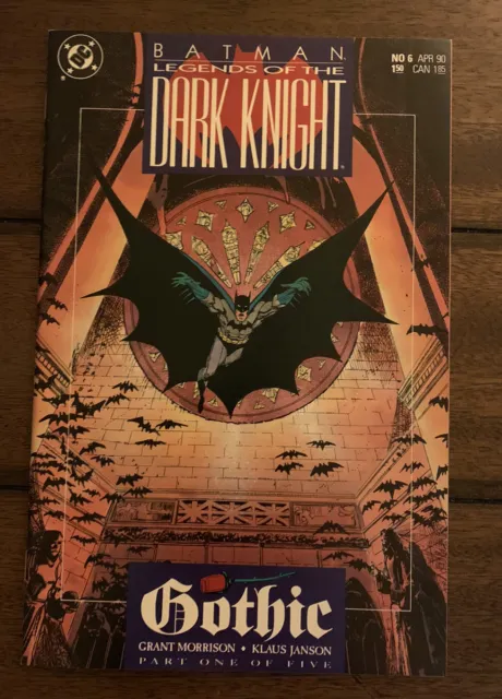 DC Comics Batman Legends of the Dark Knight #6 1990 Gothic VF/NM Grant Morrison