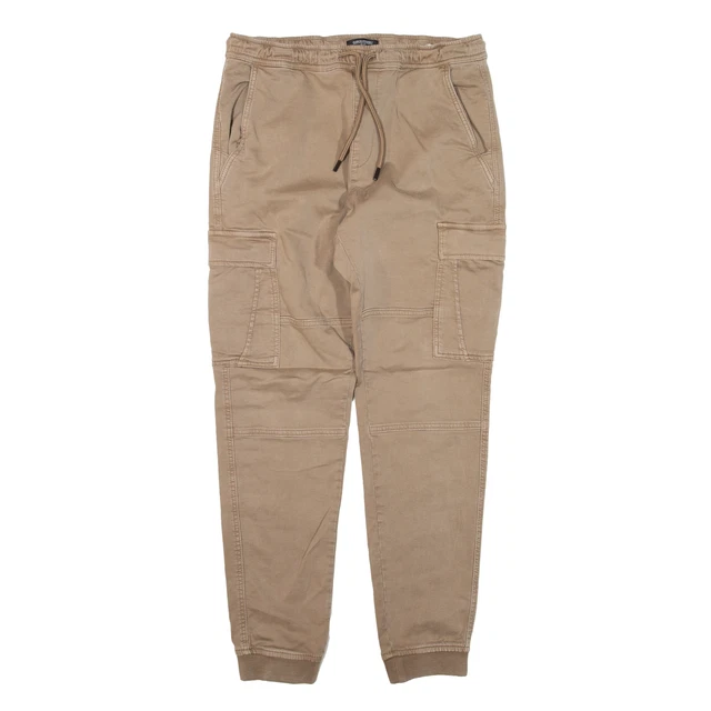 Pantaloni cargo CLOCKHOUSE marroni sottili conosi da donna W30 L28