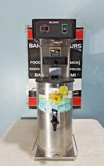 Bunn Tb3Q,120V 1680W 29" H.d Commercial Ice Tea Brewer Machine W/ Ice Tea Server