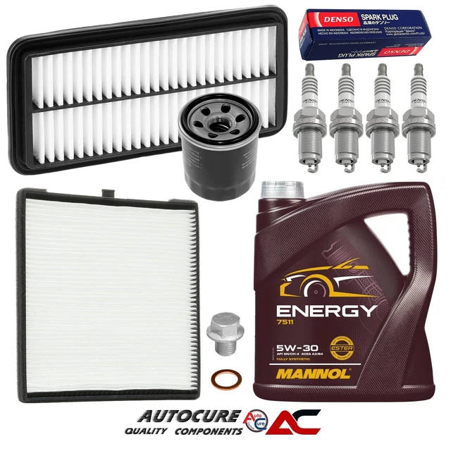 KNS Service Kit For Kia Picanto 1.0 1.2 Petrol 2011-2018 - Air, Cabin, Oil Filters