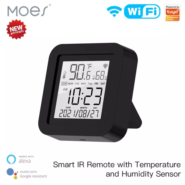 MOES WiFi IR Universal Smart Remote Control With Temperature Humidity Sensor APP
